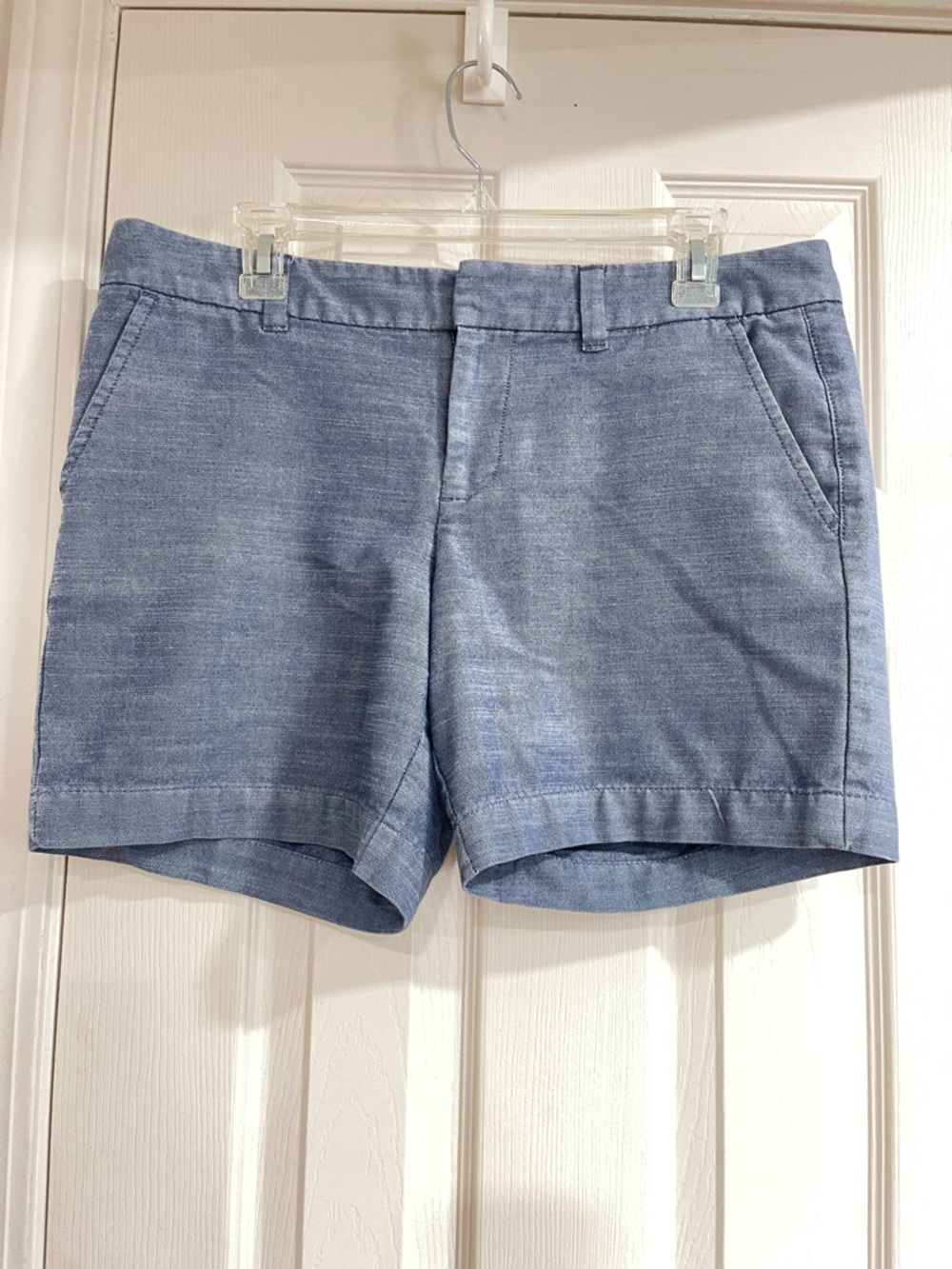 Tommy Hilfiger Light Blue Women's Shorts - Size 8
